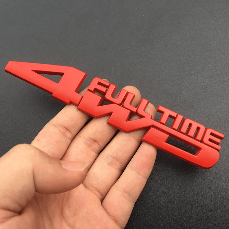 1pc Metal Car Emblem for 4×4 Off-Road Vehicles – Durable Zinc Alloy Off-Road Decal, Perfect Style Upgrade for Vehicle Decoration | Eye-Catching Graphic Design | Durable Metal Badge, Car Sticker, Auto Accessory, Logo, Vinyl Decal, Car Emblem