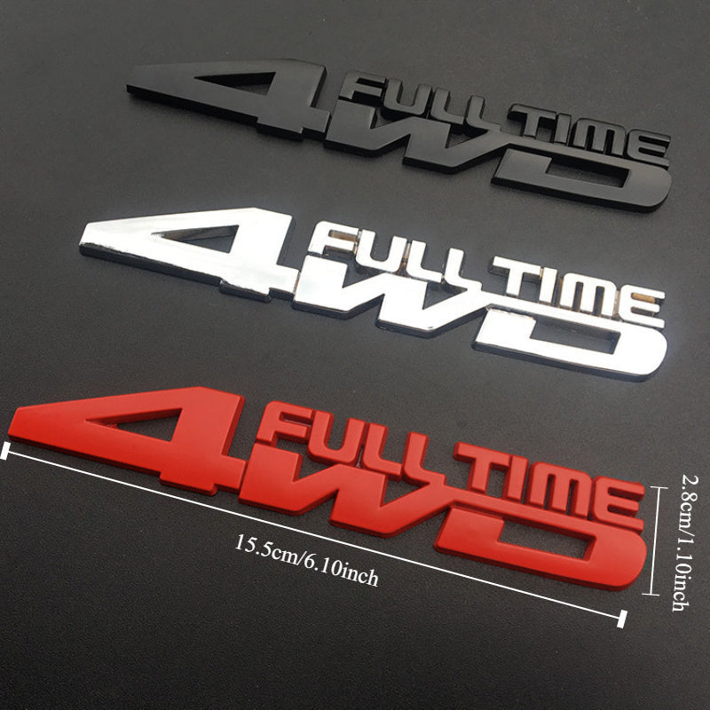 1pc Metal Car Emblem for 4×4 Off-Road Vehicles – Durable Zinc Alloy Off-Road Decal, Perfect Style Upgrade for Vehicle Decoration | Eye-Catching Graphic Design | Durable Metal Badge, Car Sticker, Auto Accessory, Logo, Vinyl Decal, Car Emblem