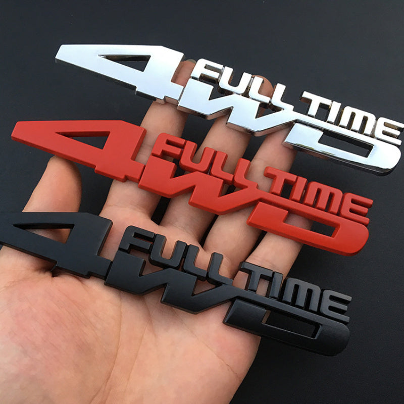1pc Metal Car Emblem for 4×4 Off-Road Vehicles – Durable Zinc Alloy Off-Road Decal, Perfect Style Upgrade for Vehicle Decoration | Eye-Catching Graphic Design | Durable Metal Badge, Car Sticker, Auto Accessory, Logo, Vinyl Decal, Car Emblem