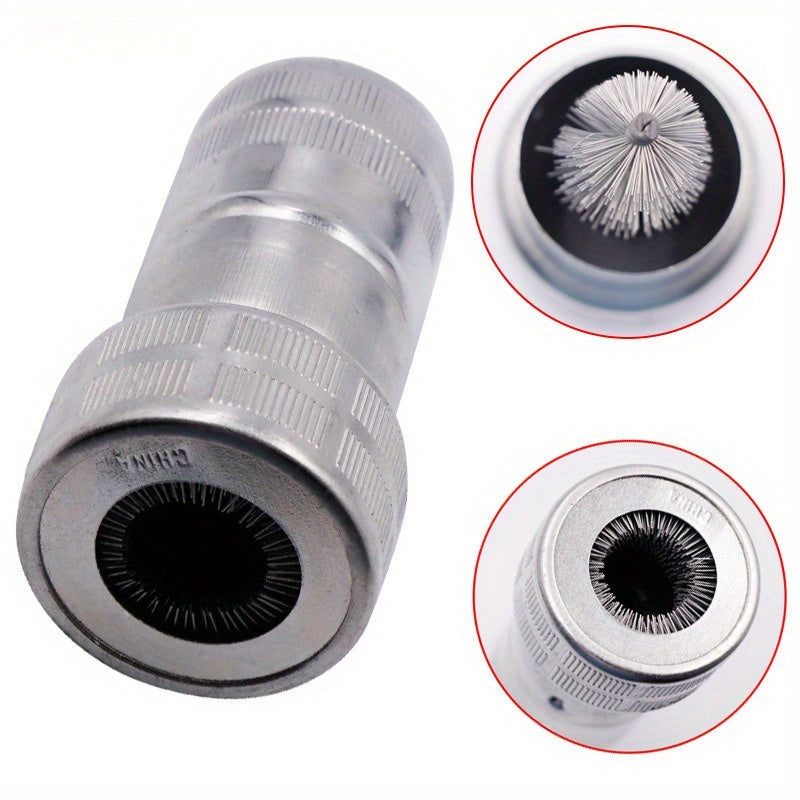 Car Battery Terminal Cleaning Brush – Dirt & Corrosion Brush, Hand Tool, Automotive Battery Cable Brush, Battery Cleaning Tool