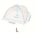 Foldable Fine Mesh Food Cover Anti Fly Bug Portable Storage Food Net For Home Outdoor Use