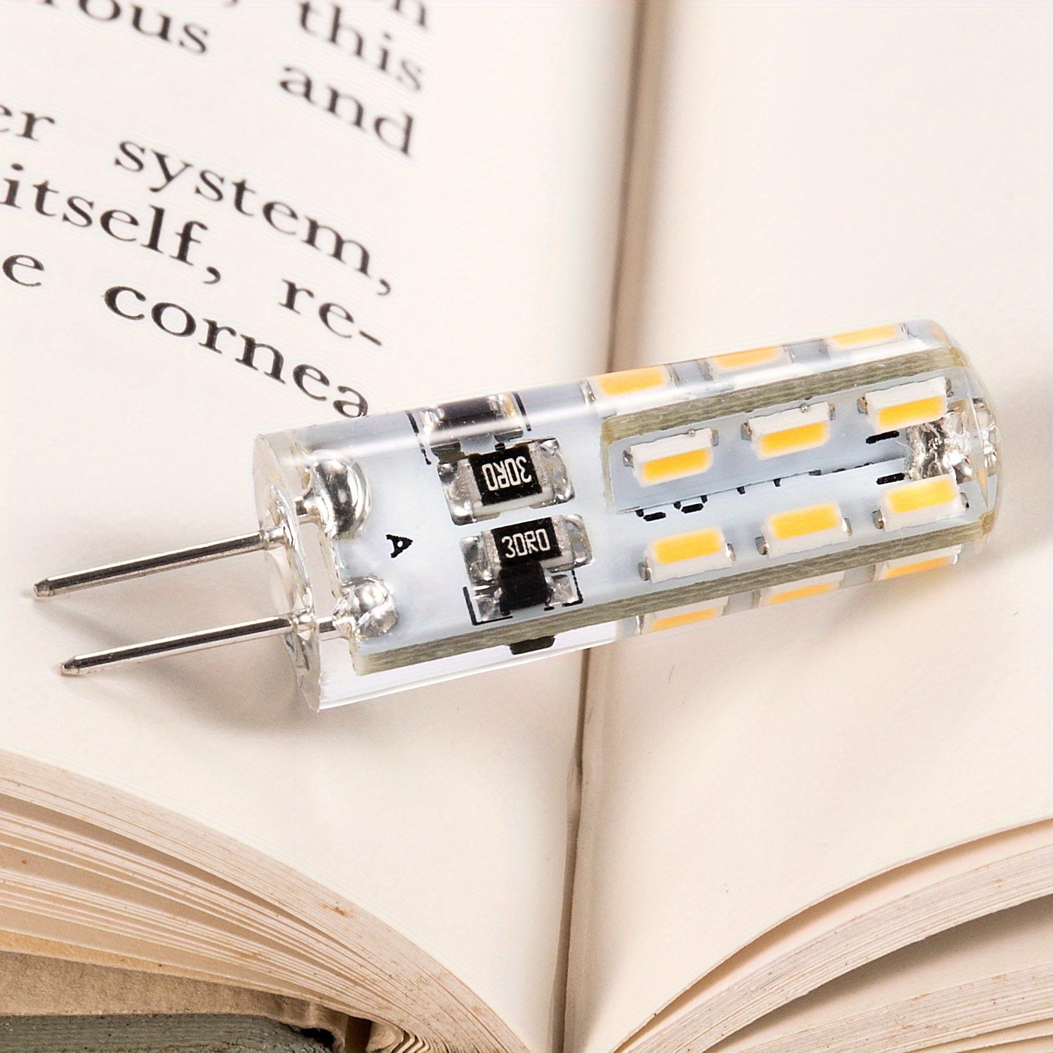 20-pack G4 LED bulb, two-pin base, 1.5W 12V DC, 10W-20W T3 halogen replacement, 360° beam angle, 3 color temperatures (3000K/4000K/7000K), energy-saving home use, under-cabinet lighting, landscape lighting