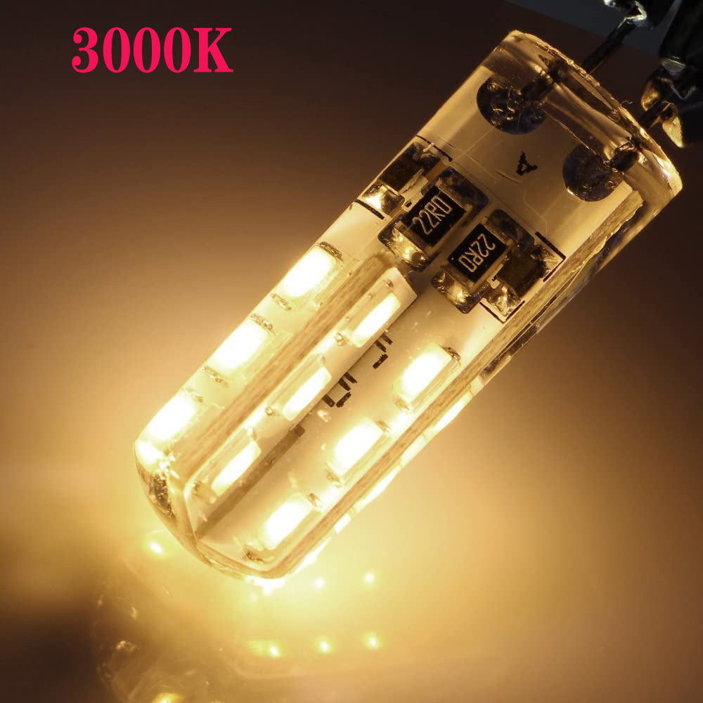 20-pack G4 LED bulb, two-pin base, 1.5W 12V DC, 10W-20W T3 halogen replacement, 360° beam angle, 3 color temperatures (3000K/4000K/7000K), energy-saving home use, under-cabinet lighting, landscape lighting