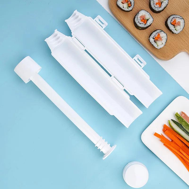 1Pc Push Sushi Mold, Sushi Making Tool, Quick Sushi Bazooka, Japanese Roll Sushi Mold, Vegetable and Meat Roll Kitchen Gadget