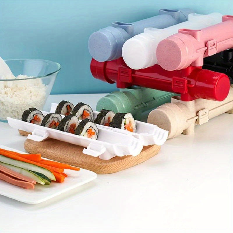 1Pc Push Sushi Mold, Sushi Making Tool, Quick Sushi Bazooka, Japanese Roll Sushi Mold, Vegetable and Meat Roll Kitchen Gadget