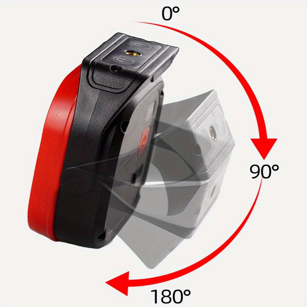 000mAh Long Lasting Auto Repair Work Light, Rechargeable LED Lithium Battery Lamp, Shock Resistant Design