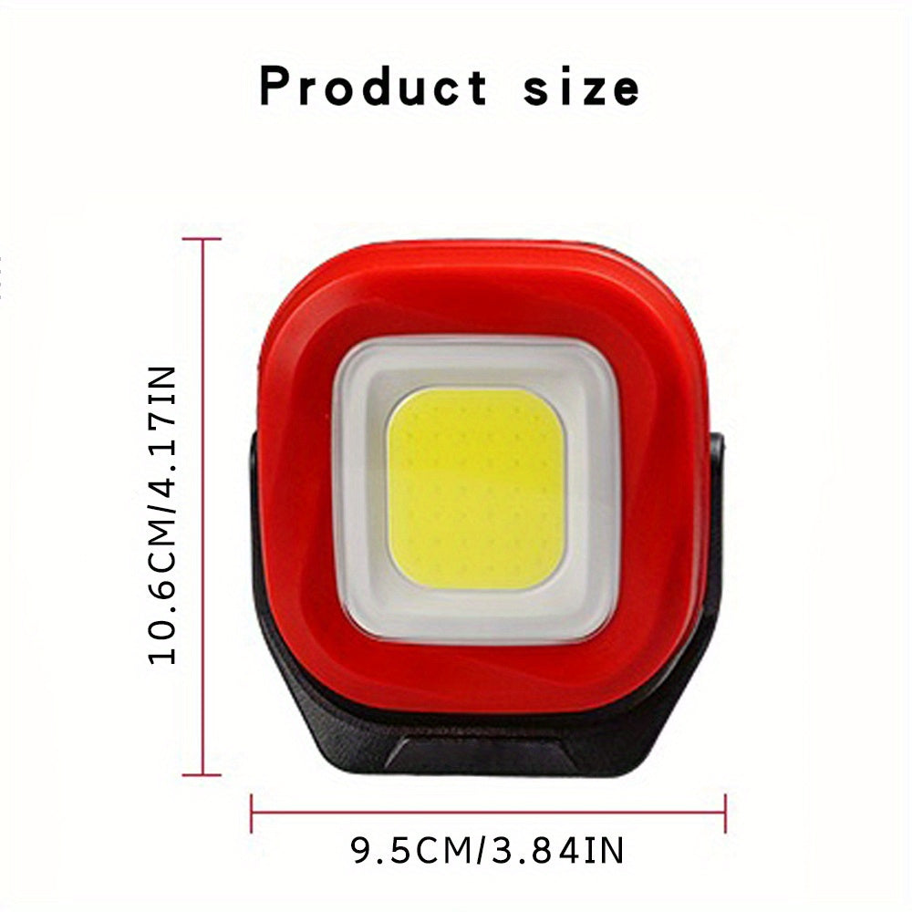 000mAh Long Lasting Auto Repair Work Light, Rechargeable LED Lithium Battery Lamp, Shock Resistant Design