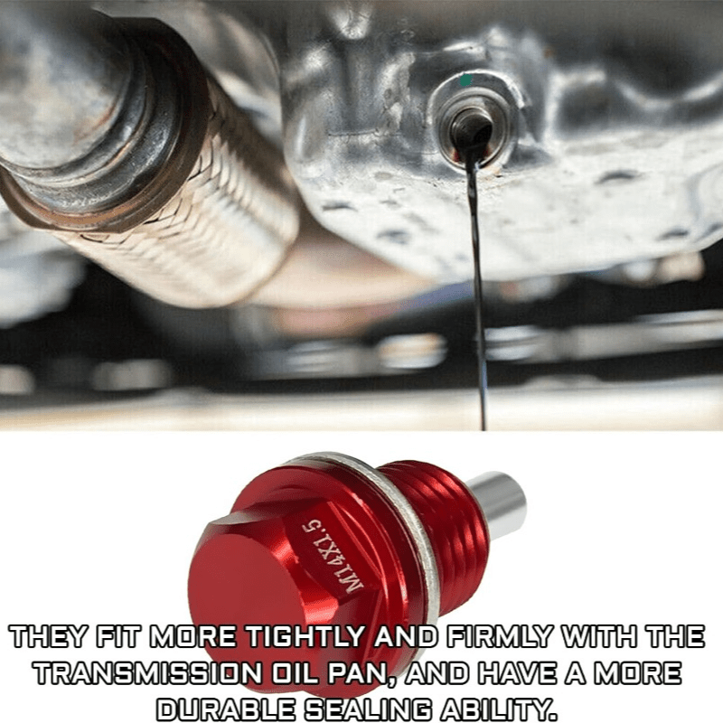 1-Piece Magnetic Oil Drain Plug Removal Tool, Made of Aluminum Alloy, Includes Repair Kit for Oil Drain Screw and Nut, Compatible with Most Ford, Hyundai, Kia, Accord, Pilot, and Odyssey Models