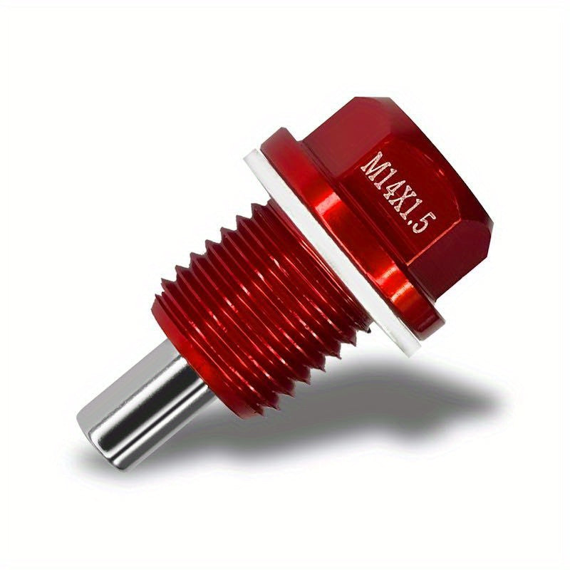 1-Piece Magnetic Oil Drain Plug Removal Tool, Made of Aluminum Alloy, Includes Repair Kit for Oil Drain Screw and Nut, Compatible with Most Ford, Hyundai, Kia, Accord, Pilot, and Odyssey Models