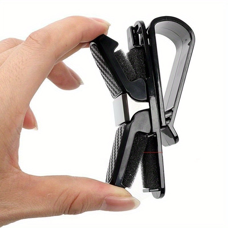 2pcs Car Glasses Clip – Portable Ticket & Card Holder, Sun Visor Sunglasses Mount, Eyeglasses Clip for Vehicle