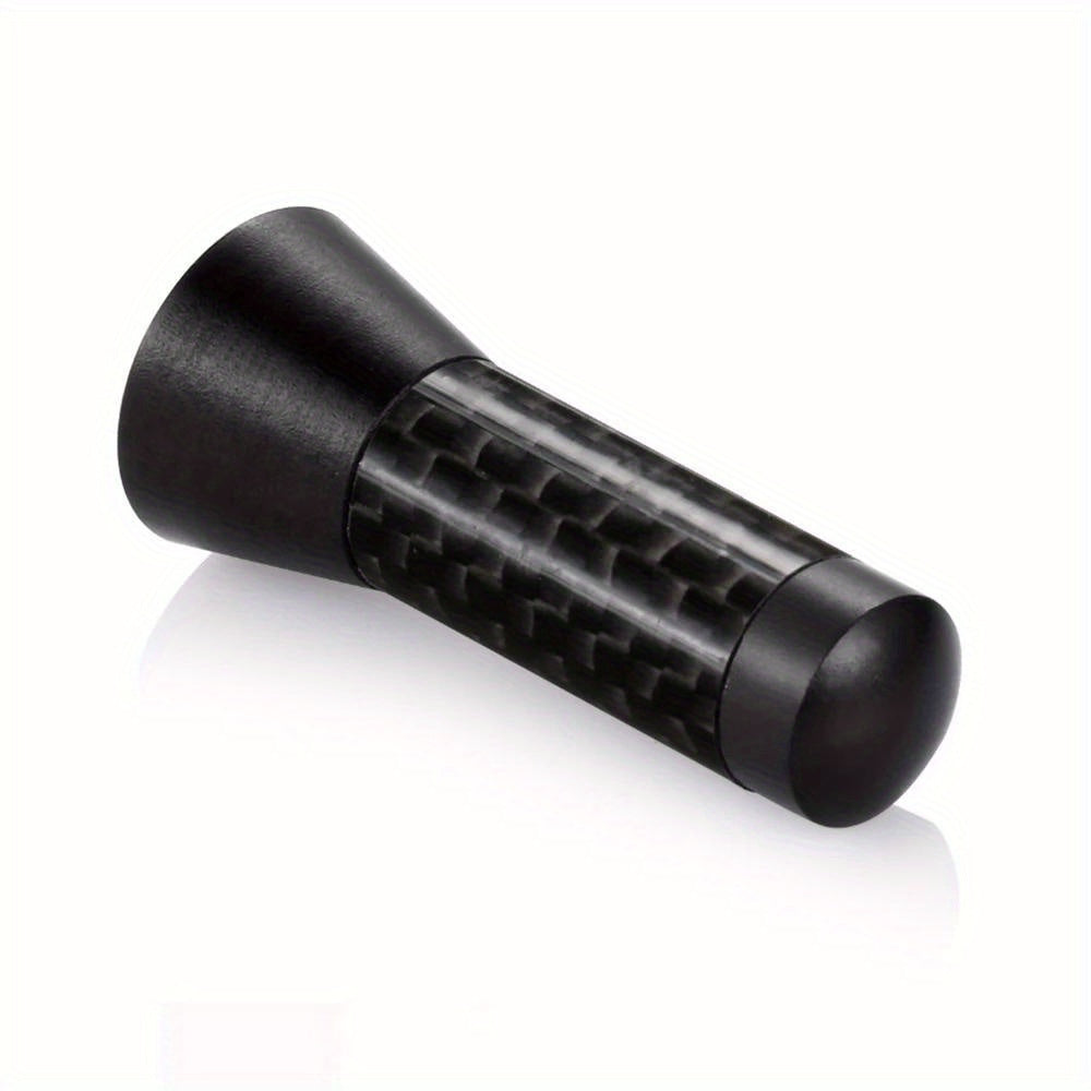 Universal 1.38-inch Carbon Fiber Screw-On Metal Short Antenna | Styling Car Roof Antenna, Decorative Appearance, Aluminum Alloy Construction