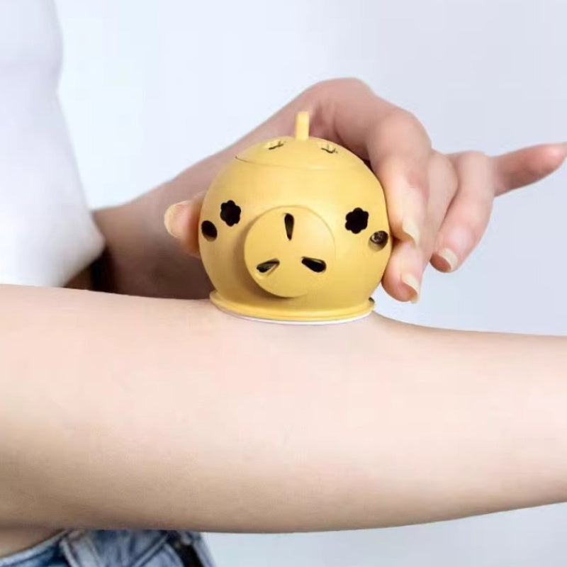 一件手动按摩器，便携式艾灸盒，家庭礼品，三档可调温度，家用保健工具，身体按摩器