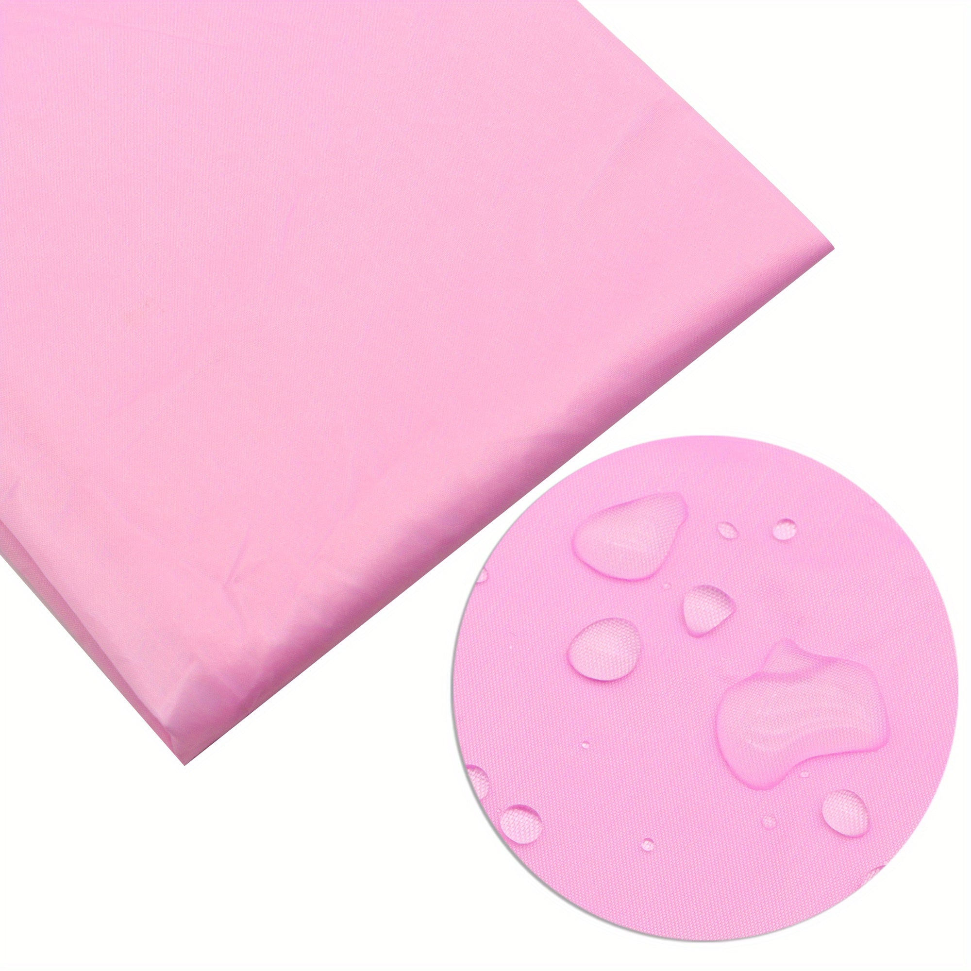 1块薄型PU面料涤纶丝绒布，带防水涂层，尺寸为59X19.68英寸（150X50厘米），适用于缝纫扩展，如防水帐篷和雨伞。