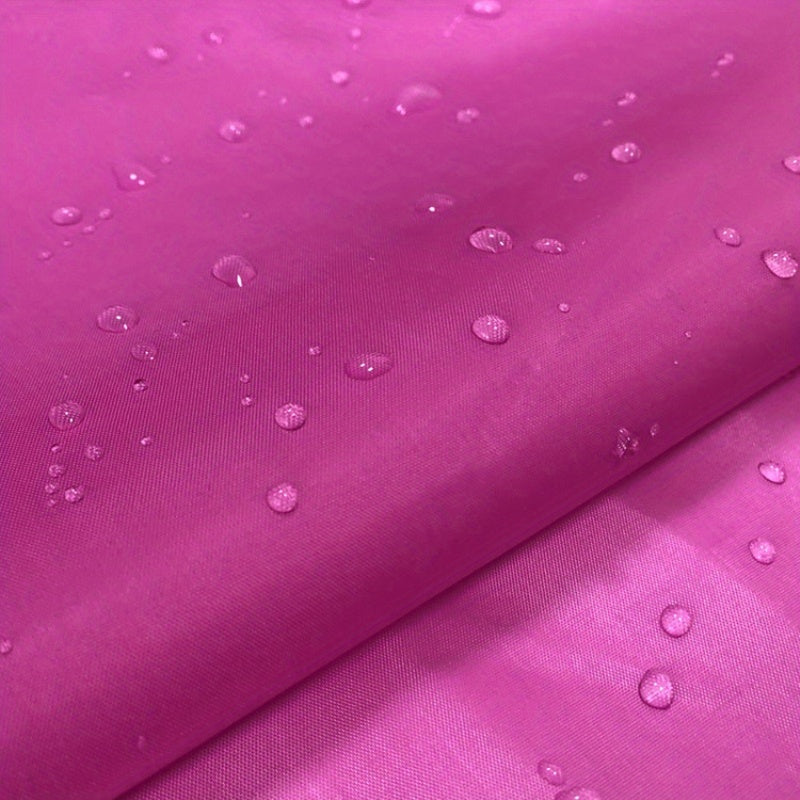 1块薄型PU面料涤纶丝绒布，带防水涂层，尺寸为59X19.68英寸（150X50厘米），适用于缝纫扩展，如防水帐篷和雨伞。