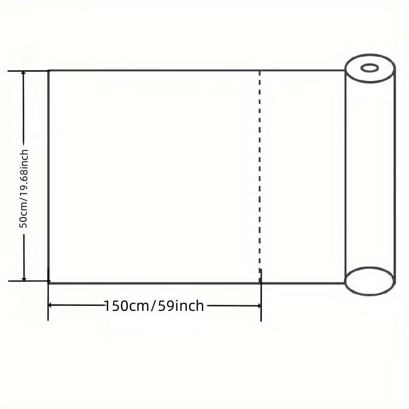 1块薄型PU面料涤纶丝绒布，带防水涂层，尺寸为59X19.68英寸（150X50厘米），适用于缝纫扩展，如防水帐篷和雨伞。