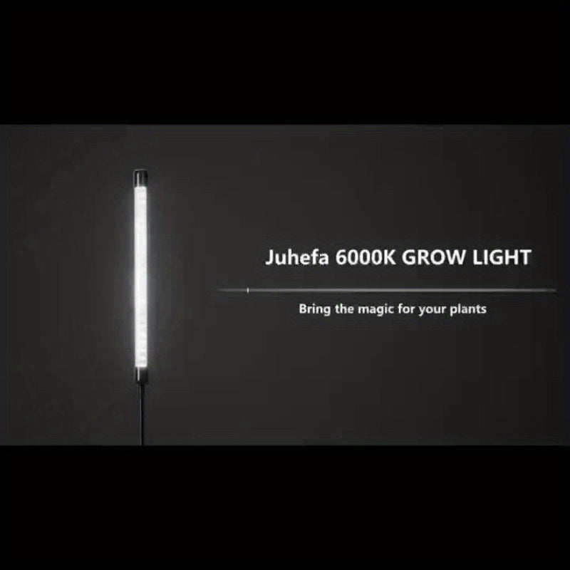 Full Spectrum LED Indoor Plant Grow Light - 6000K, Gooseneck Design, Auto On/Off & 5 Dimmable Levels, USB Powered, Ideal for Seedlings, Succulents and Small Plants