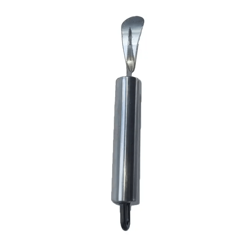 1 Creative Kitchen Tool for Oranges & Lemons – Durable Stainless Steel Peeler with Curved Handle for Effortless Peeling, Essential for Restaurants, Outdoor Camping & BBQ