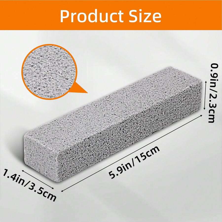Tomnk 25/36/50/72 Pack Pumice Stones For Toilet Cleaning - Bowl Scrubber Stick For Hard Water Stains Removal, Pumice Stone Scouring Pad For Toilet Bowl Cleaner, Bath & Kitchen Sinks