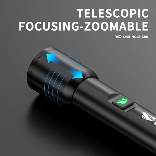 1PC RGB Photography Flashlight SMILING SHARK LED Torch SD5464 Zoomable Multi-Mode Type-C Charging White/Orange/Warm/Blue/Pink/Purple Dimmable Fill Light Colorful Ambient Light for Photography Lighting