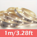 5V USB供电柔性LED灯带，每米30颗SMD2835灯珠，白色和暖白色可选，适用于卧室、电视背光、厨房、镜子和家居装饰