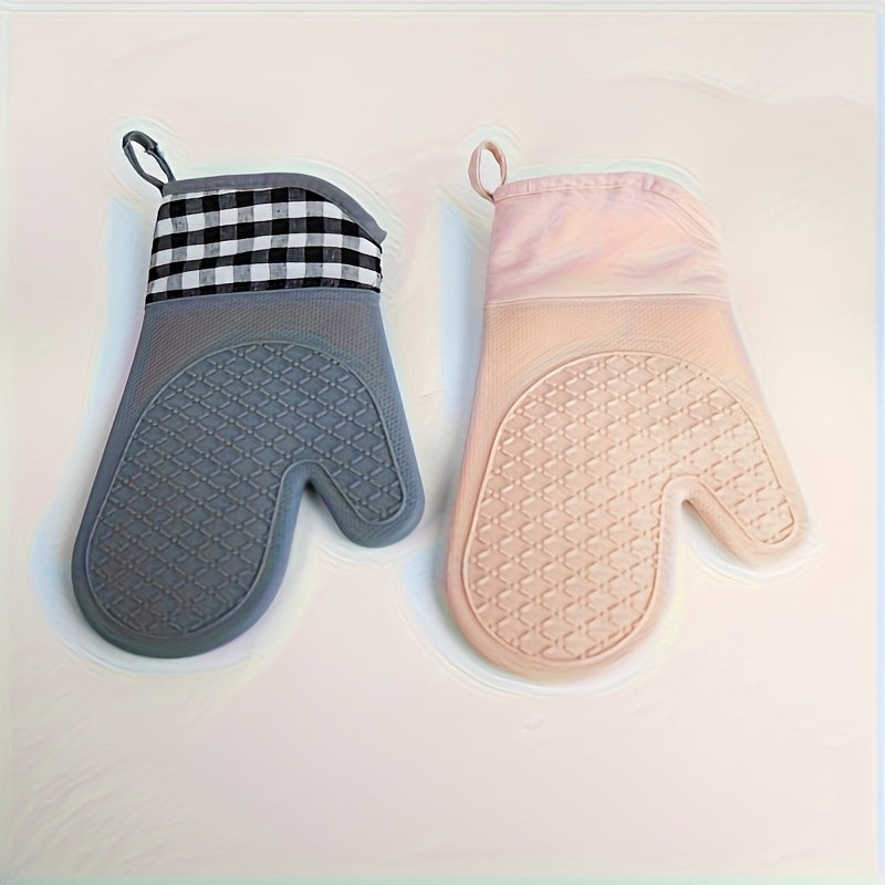 1 or 2 Pack Non-Slip Silicone Kitchen Gloves – Hand Wash Only