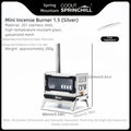 Goout Springhill Mini Portable Tabletop Fire Pit Stove 1.5, a Compact Folding Camping Stove Designed for Outdoor Use, Perfect for Small Twigs and Tabletop Cooking