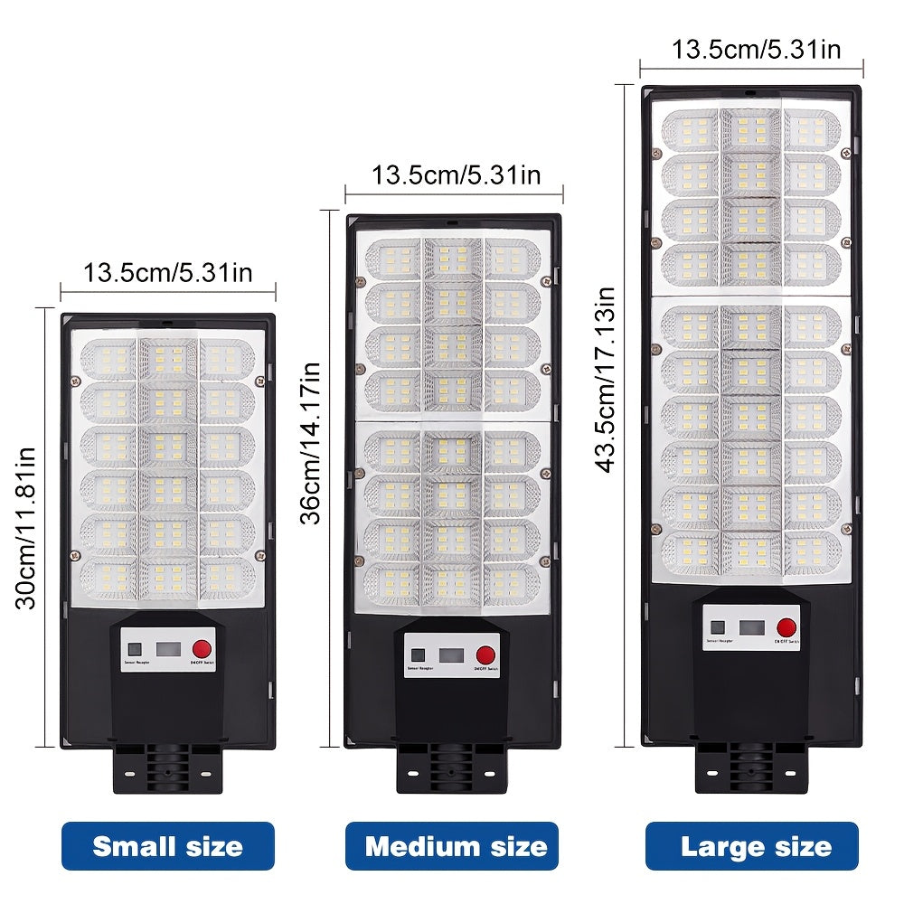 One Solar Sensor Light | Home Courtyard Light | Super Bright LED Lighting | Outdoor Street Light, with Motion Sensor and Auto On/Off Switch, Remote Control, IP65, Perfect for Garden, Garage, Patio, Backyard, Doorway