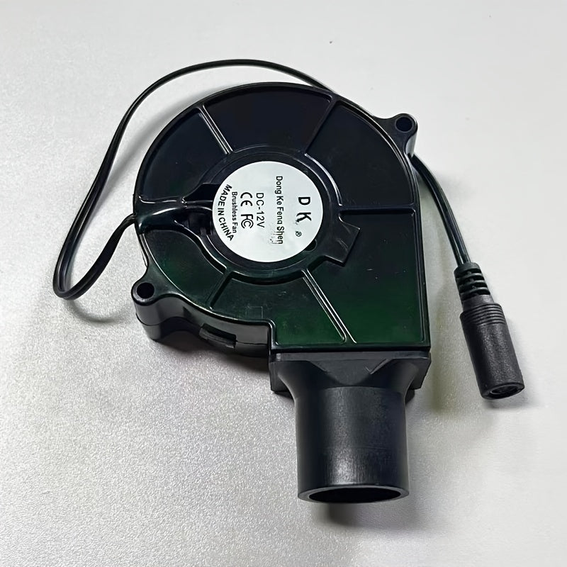 75x30mm Brushless DC Blower Fan, 4000RPM Adjustable Speed DIY Cooling Fan, Ball Bearing Blower for Computer and Other Electronic Devices