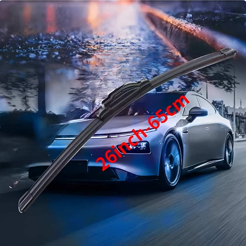 Single Piece of 6-Layer Rubber Strip Wiper for Car, Silent Operation