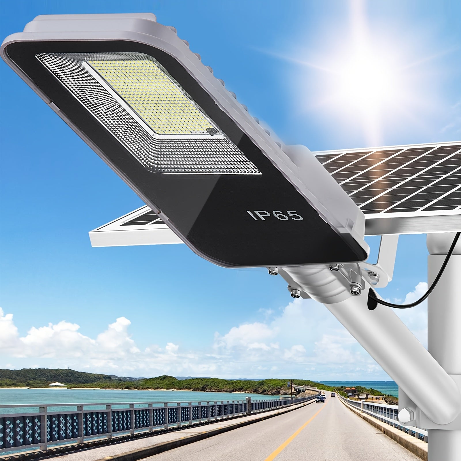 LED Solar Street Light, 4 Pack Outdoor Garden Light, Super Bright 6000mAh Rural Home Garage Sidewalk Street Solar Wall Light, Perfect for Courtyard, Garden, Pathway, Lawn, Porch, Patio, Park Road Street Light 1/2/3 Pack