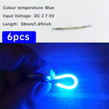 6条柔性LED灯带 - 暖光、红色、绿色、蓝色、粉色 | 38mm/130mm/300mm螺旋灯泡，适用于DIY与装饰 | 电池供电（DC3V） | 强光可弯曲，适合厨房/客厅/书桌
