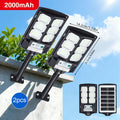 2-Piece / 1-Piece - Outdoor Solar Light, Yard Wall Light, LED Floodlight, Dusk to Dawn, with Wide-Angle Motion Sensor and Remote Control, Solar Powered Street Light - Perfect for Yard Lighting, Garden, Villa, Shop Gate, Parking Lot