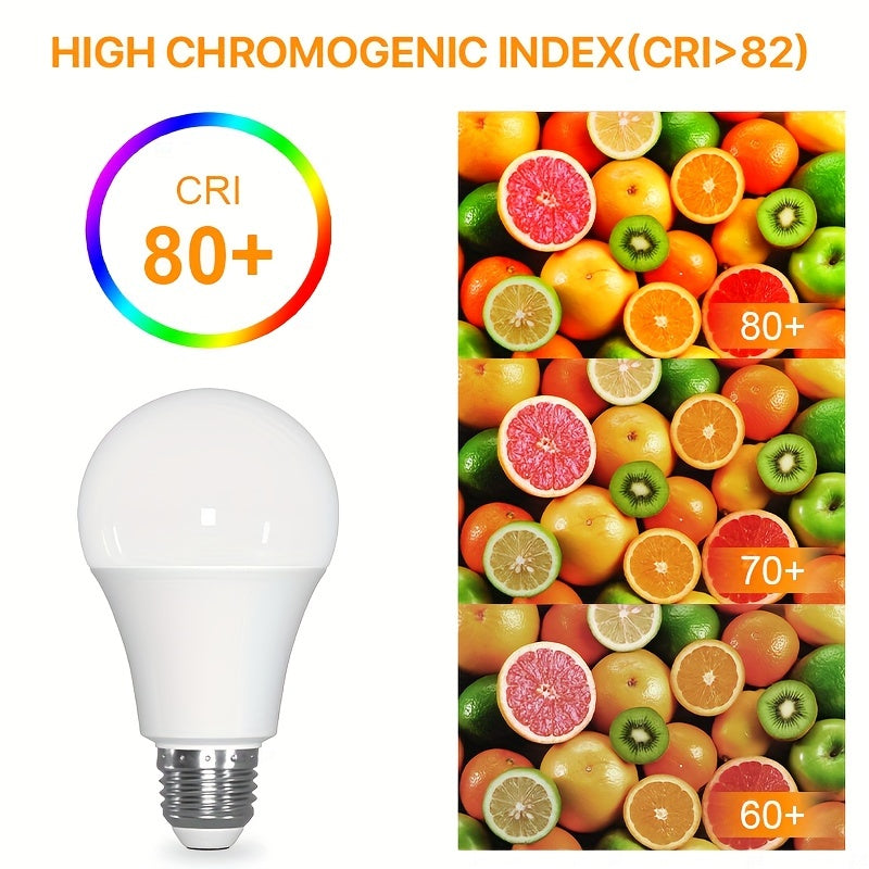 6-pack LED bulb A19 E26 9W 900lm 3000K 5000K 6500K