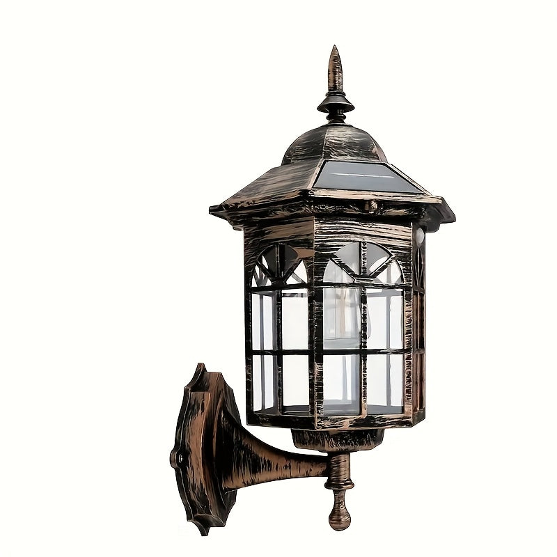 Solar Sensor Wall Light - For Garden Courtyard Decoration