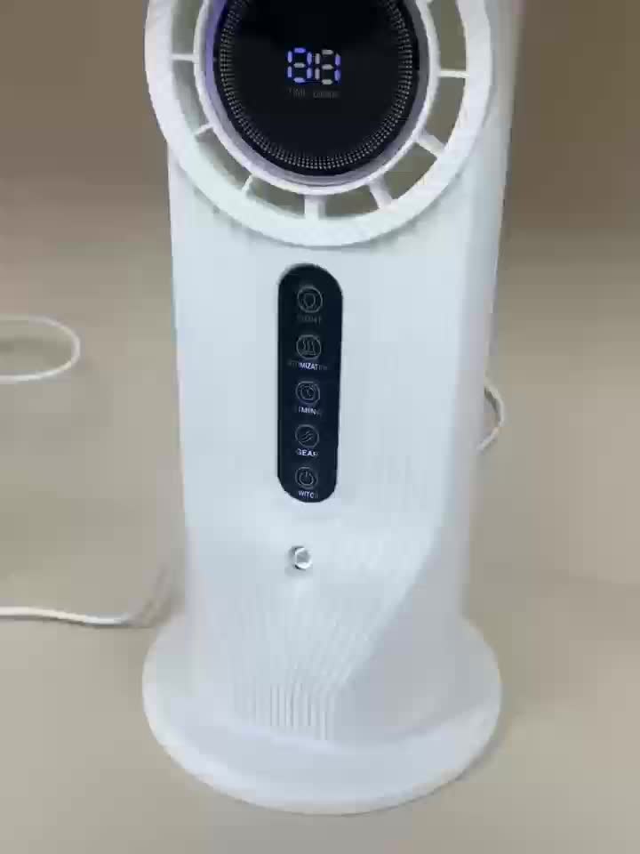 USB Multifunctional Portable Air Cooler Fan, 6-Speed Adjustable, 3 Seconds Fast Cooling, Timing Function, Lightweight Portable Design with Humidification, Perfect for Office, Travel, Camping and RV Use, Modern Stylish