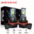 2-Pack H11 LED Headlights Super Bright Bulb Set 6000K White Light 8000LM High/Low Beam, No Battery Included