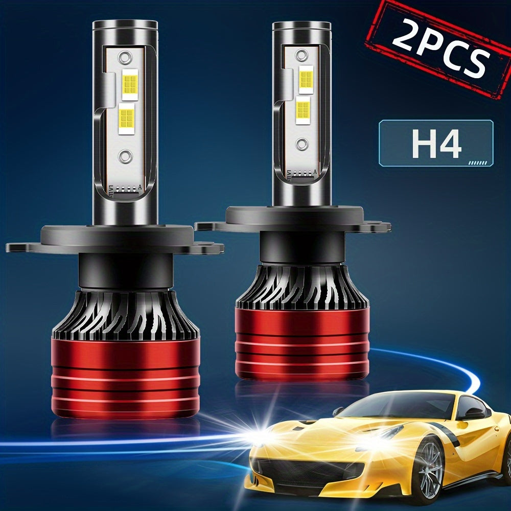 2Pcs 270W LED Headlight Bulbs - High/Low Beam, 6500K White, Plug-and-Play, Enhanced Visibility and Safety, Fits Most Vehicles