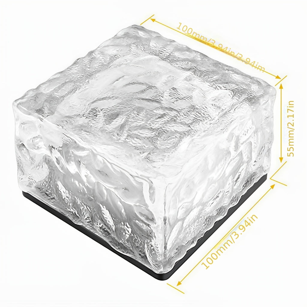 3-Piece Outdoor Solar Step Light, Protection Rating IPX4, Suitable for Balcony, Lawn, Garden, Courtyard and Corridor Decoration; Ideal Choice for Independence Day, Camping, Graduation Season, Wedding and Holiday Decoration