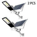 1/2 Pack 6000mAh Powerful Solar Street Light with Remote Control, with LED Lens Beads 6500K Split-Type Solar Wall Light, Easy to Install Wall Mount Kit, Perfect for Garden Courtyard, Garage and Commercial Lighting Street Light