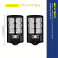 2 Pack / 1 Pack - Super Bright LED Solar Street Light, Outdoor Courtyard Light, Exterior Lighting with Motion Sensor - Perfect for Outdoor Streets, Commercial Parking Lot Lighting, Outdoor Sports Courts