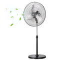 VEVOR 20 Inch Industrial Pedestal Fan, 3-Speed Oscillating Fan with Adjustable Height, 18/20/30 Inch Optional