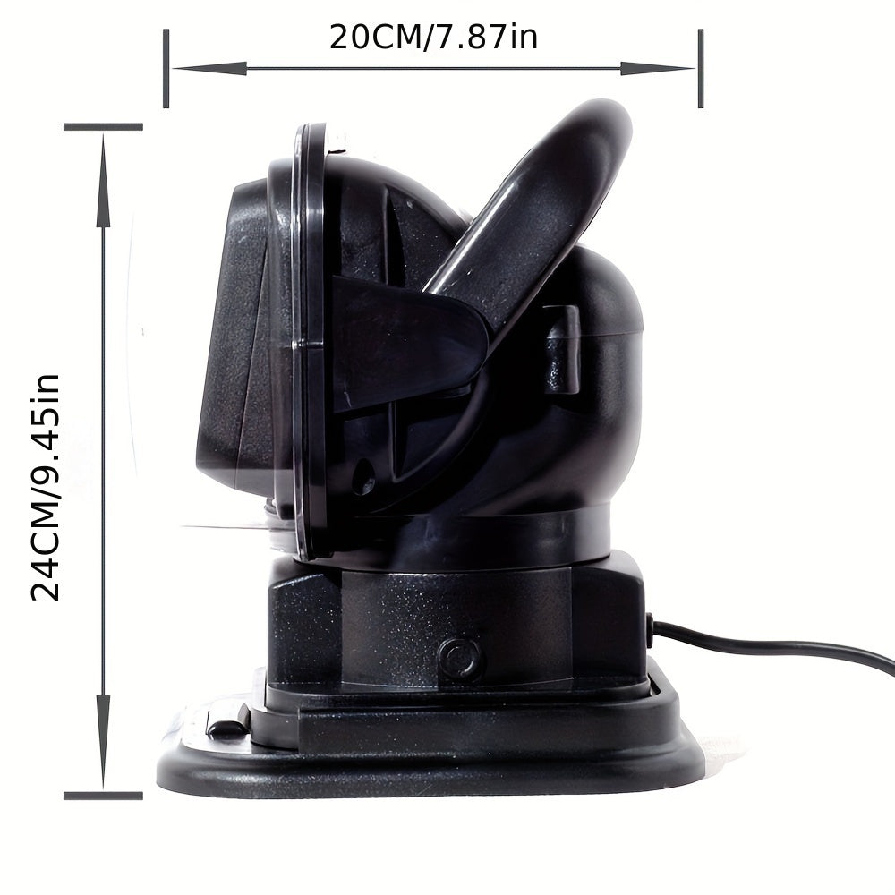 High-profile vehicle-mounted LED remote control searchlight Dragon Edition 60W high-power high-brightness work light long-distance illumination light