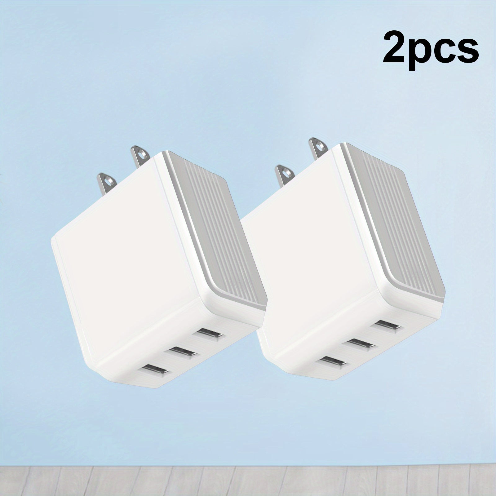 USB Charger Cube, Wall Charger Plug, 3-Muti Port USB Adapter Power Plug Charging Station Box Base for I Phone 15 14 13 12 Pro Max Mini SE 11 Pro Max/ X/ 8/ 7