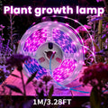 植物生长灯带，光带的增长填充，全光谱植物光带，拟太阳光的全光谱，可切割室内植物生长带，种子和花卉的有效生长
