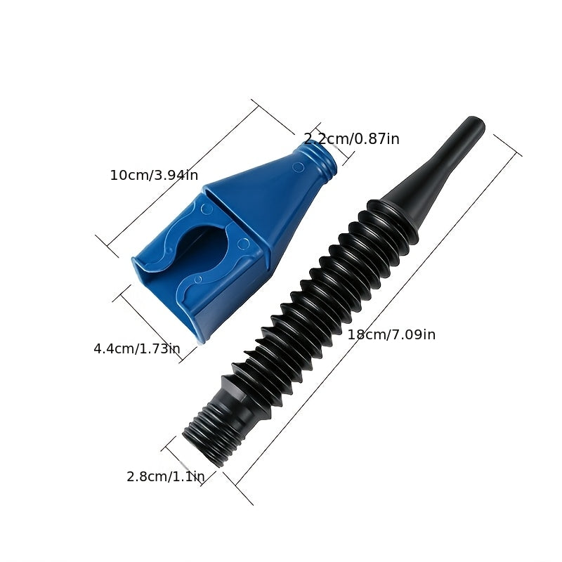 Hands-Free Convenient Square Oil Filling Funnel – Snap-On Buckle Funnel, Car Oil Refill Tool