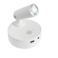 Rechargeable color LED spotlight | Indoor color-changing wall light with fixed light color switch, detachable lamp, motion sensor control, plastic lampshade | Perfect for plants, murals, display decoration, home parties, festive atmosphere