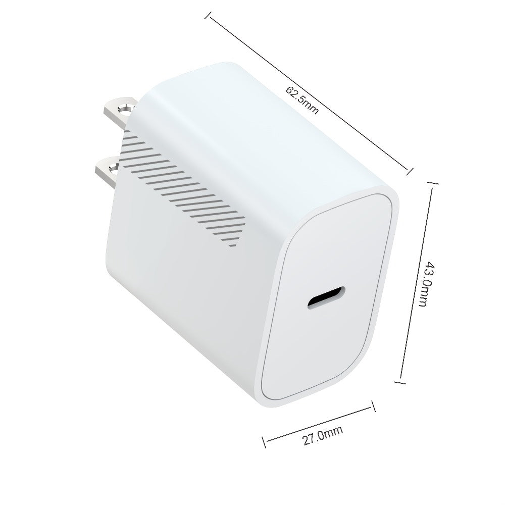2-Pack 20W PD Fast Charger Set for iPhone 8-14 Series | 60% Charge in 30 Mins with 39.37inch Cable & US Adapter