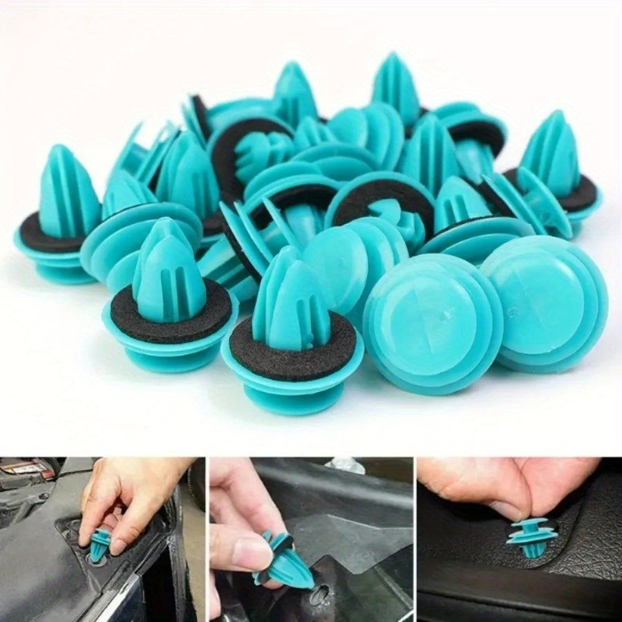 60pcs Automotive Plastic Retainer Clips – Thickened Material, Vehicle Door Trim Fasteners, Body Parts & Car Decoration Accessories
