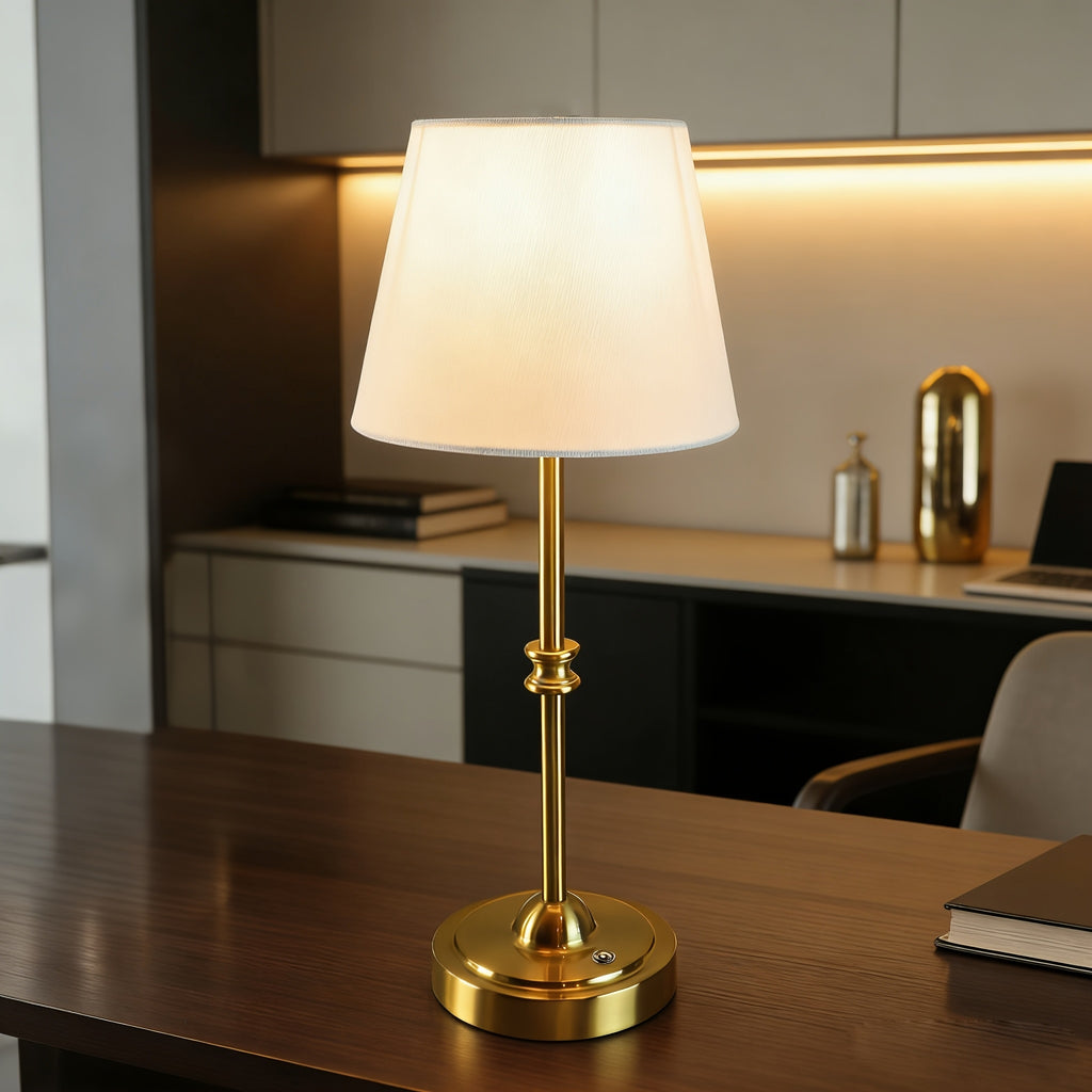 Detachable bulb high-low wireless table lamp, rechargeable and portable, stepless dimming, suitable for various scene ambiance adjustment, romantic and warm gift lamp