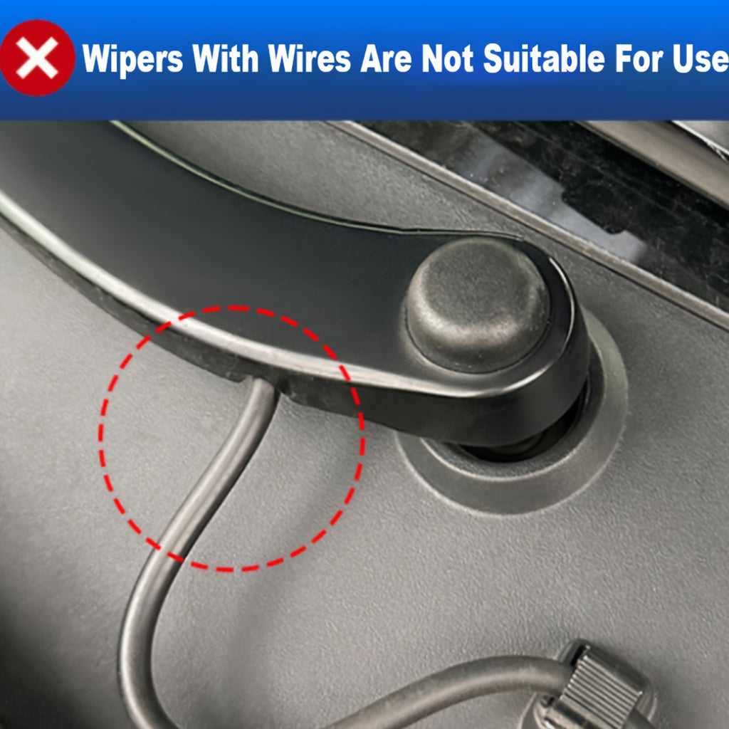 1pc Car Windshield Wiper Silicone Protector Cover – Wiper Arm Dust Cover Pad for Toyota Honda Mazda Mitsubishi Jeep MG Models